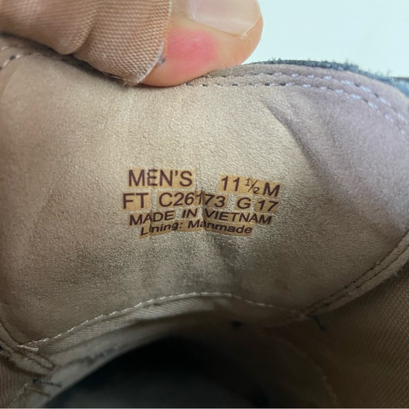 Cole Haan Charcoal Perforated Leather Wingtip Oxford Shoes - Picture 9 of 9